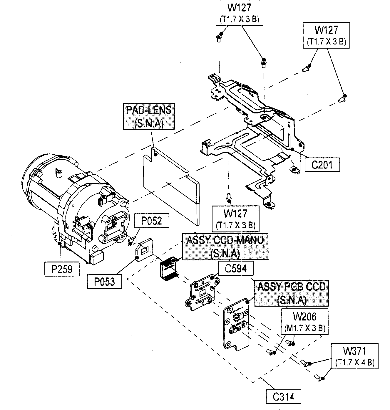 Lens assy