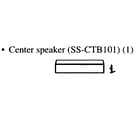 Sony HT-SS370 center speaker diagram