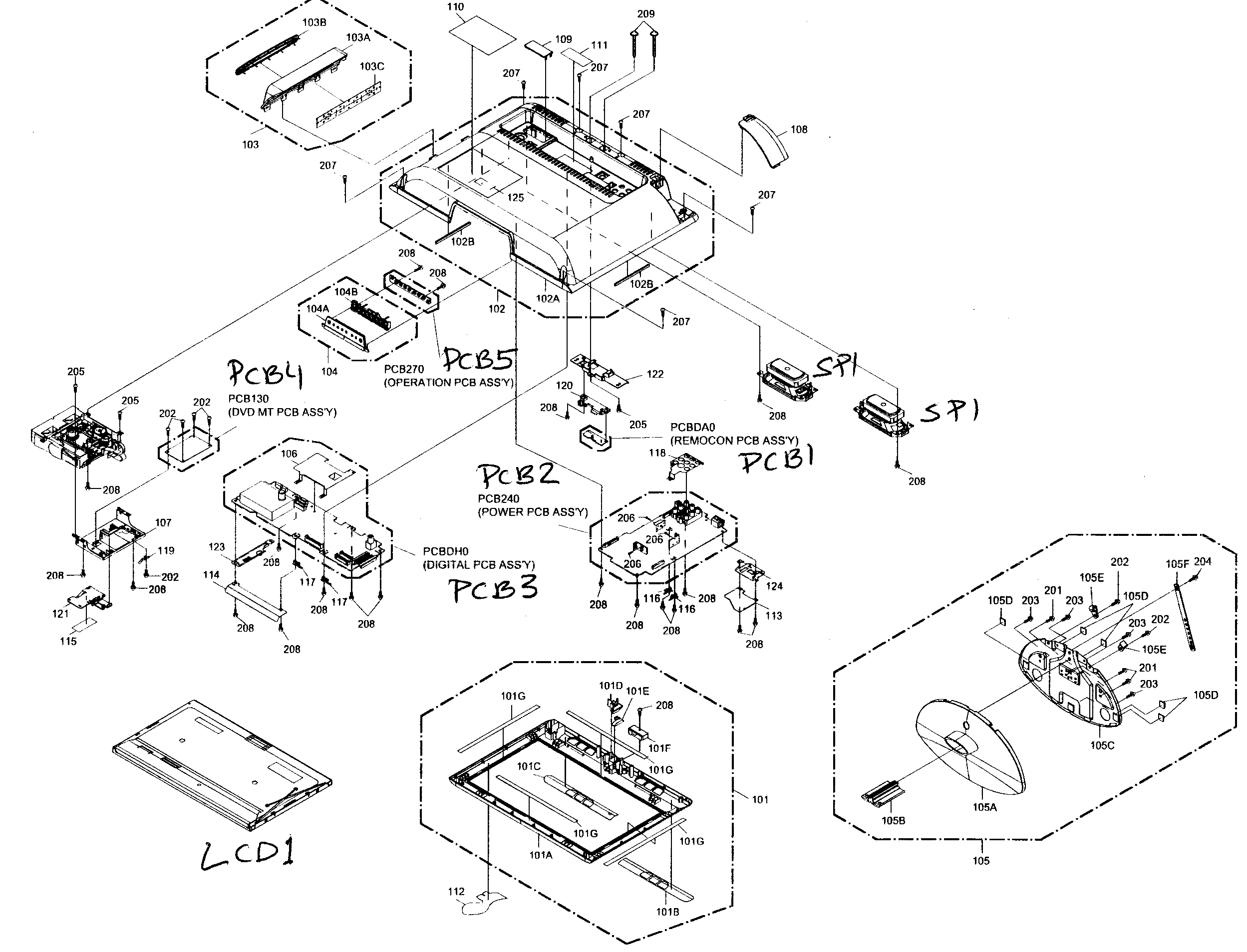 Cabinet assy