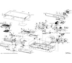 Panasonic SA-PT480 cabinet parts diagram