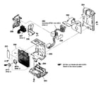 Sony HDR-CX110 rear cabinet diagram