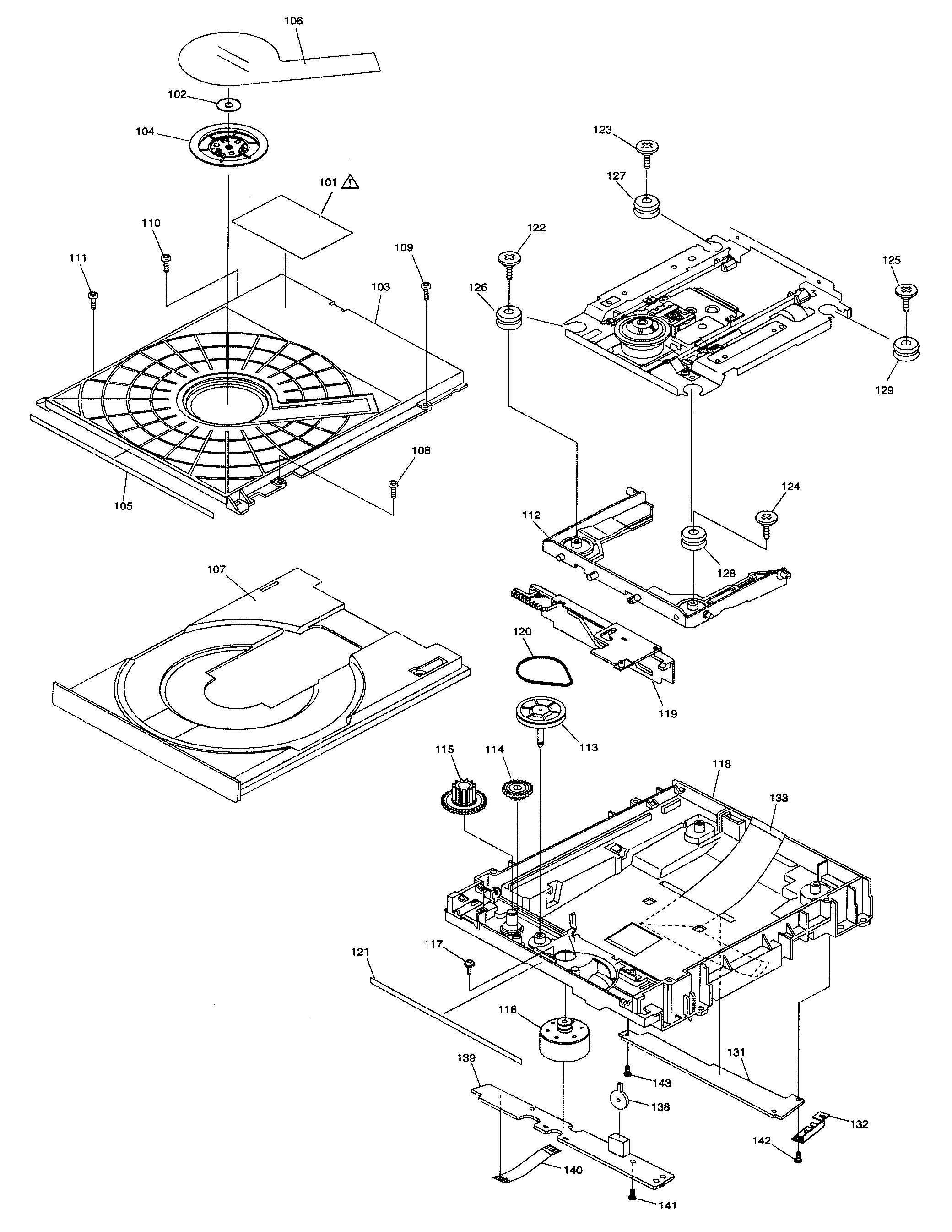 Dvd mechanism