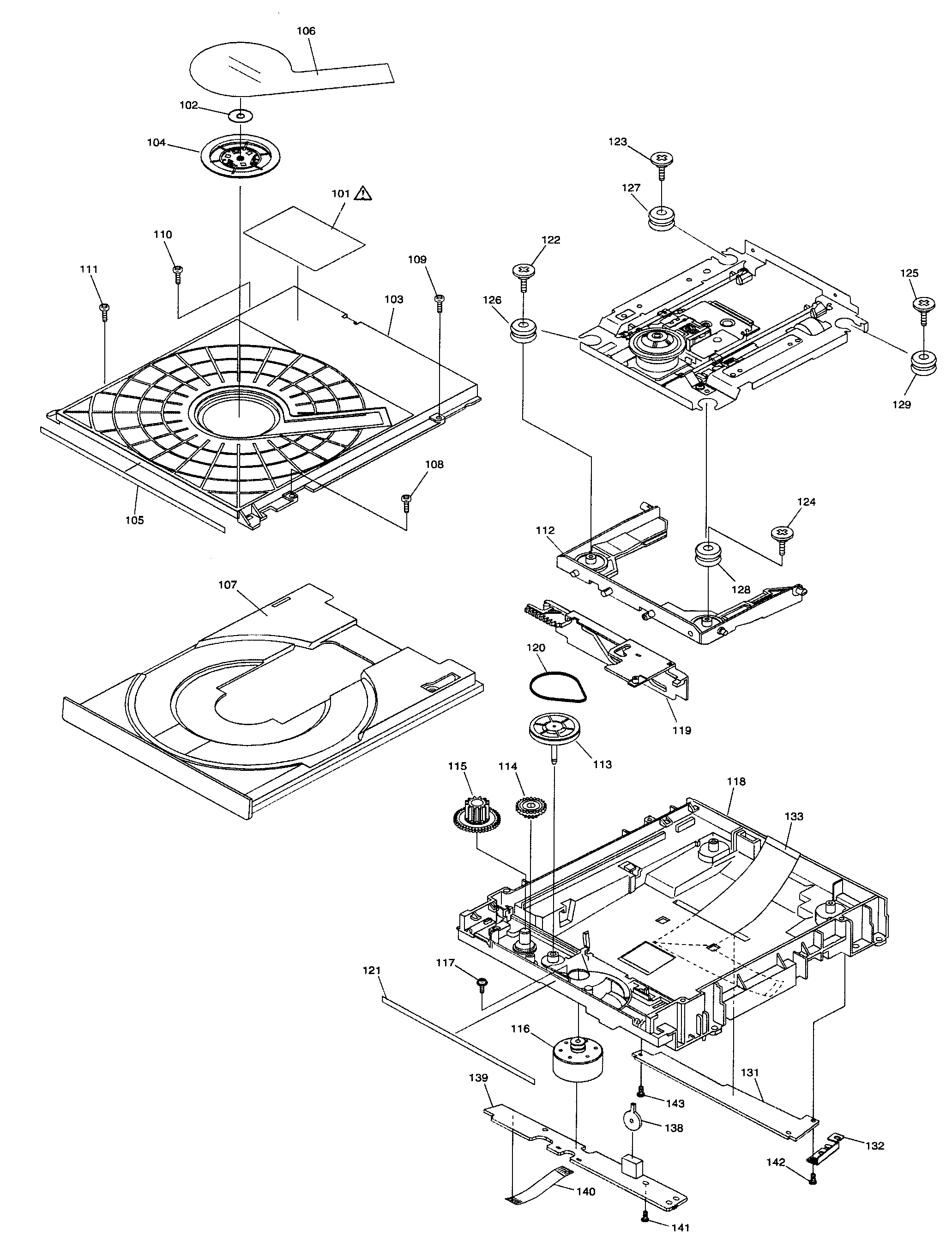 Dvd mechanism