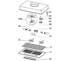 Broan PM250 range hood diagram