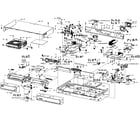 Panasonic SA-BT230P cabinet parts diagram