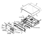 Sony HBD-E570 cabinet parts diagram