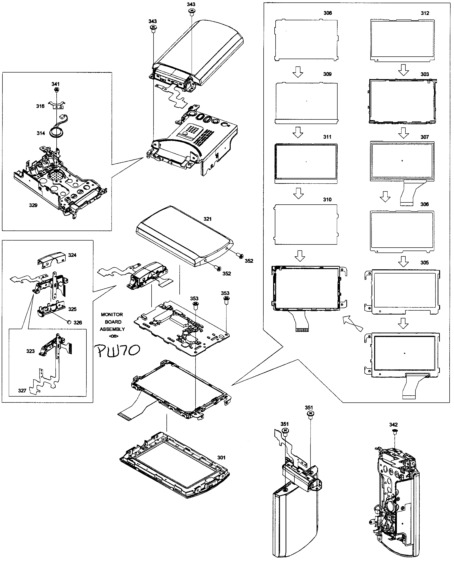 Lcd assy