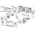 Panasonic SC-HC30P cabinet parts diagram