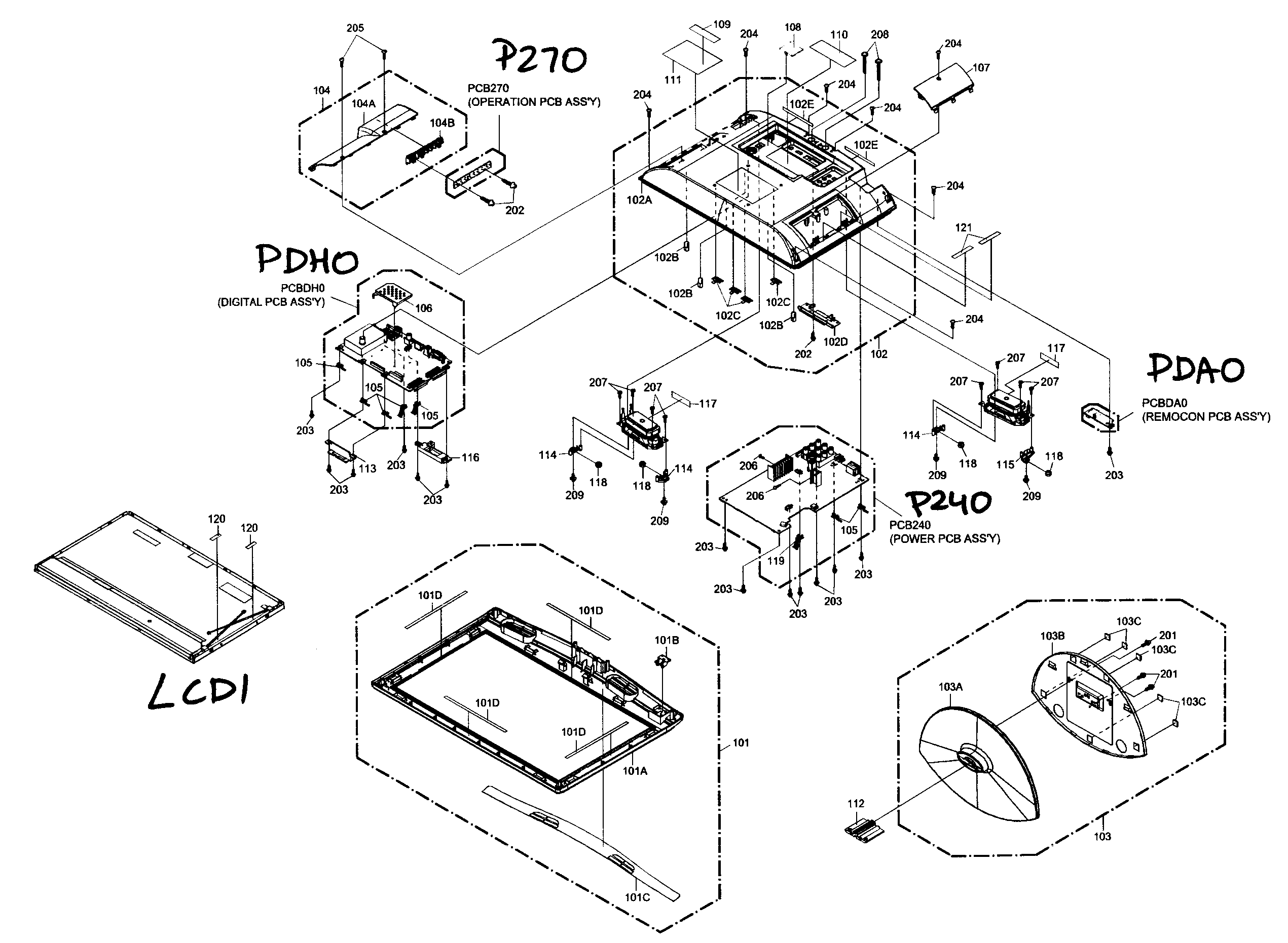 Cabinet parts