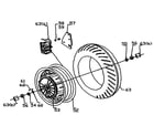 e-Moto EMVG3-SIL rear wheel diagram