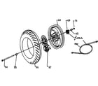 e-Moto EMVG3-SIL front wheel diagram