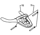 e-Moto EMVG3-SIL rear handle diagram