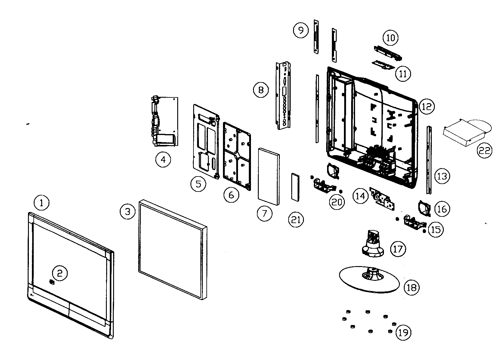 Cabinet parts