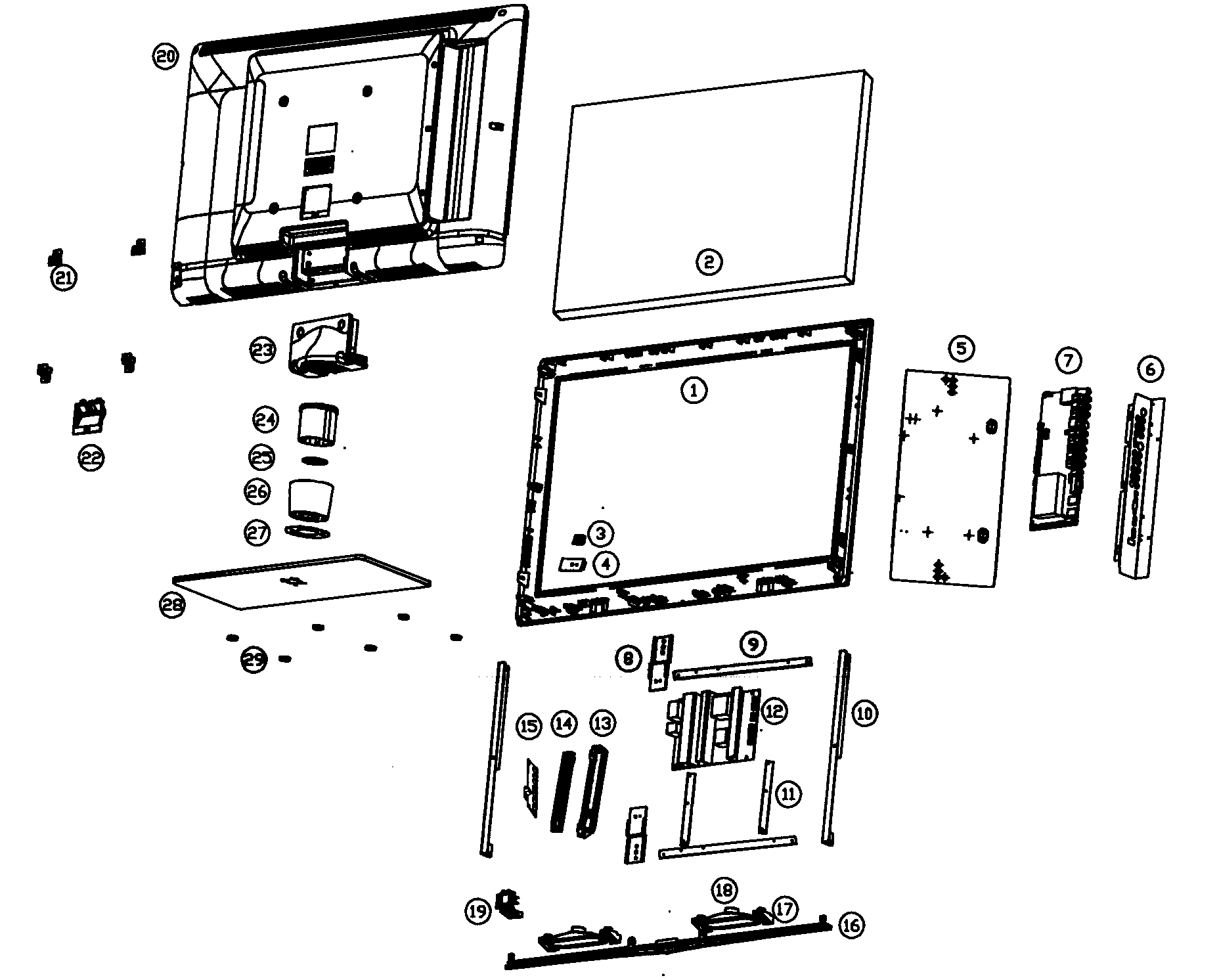 Cabinet parts