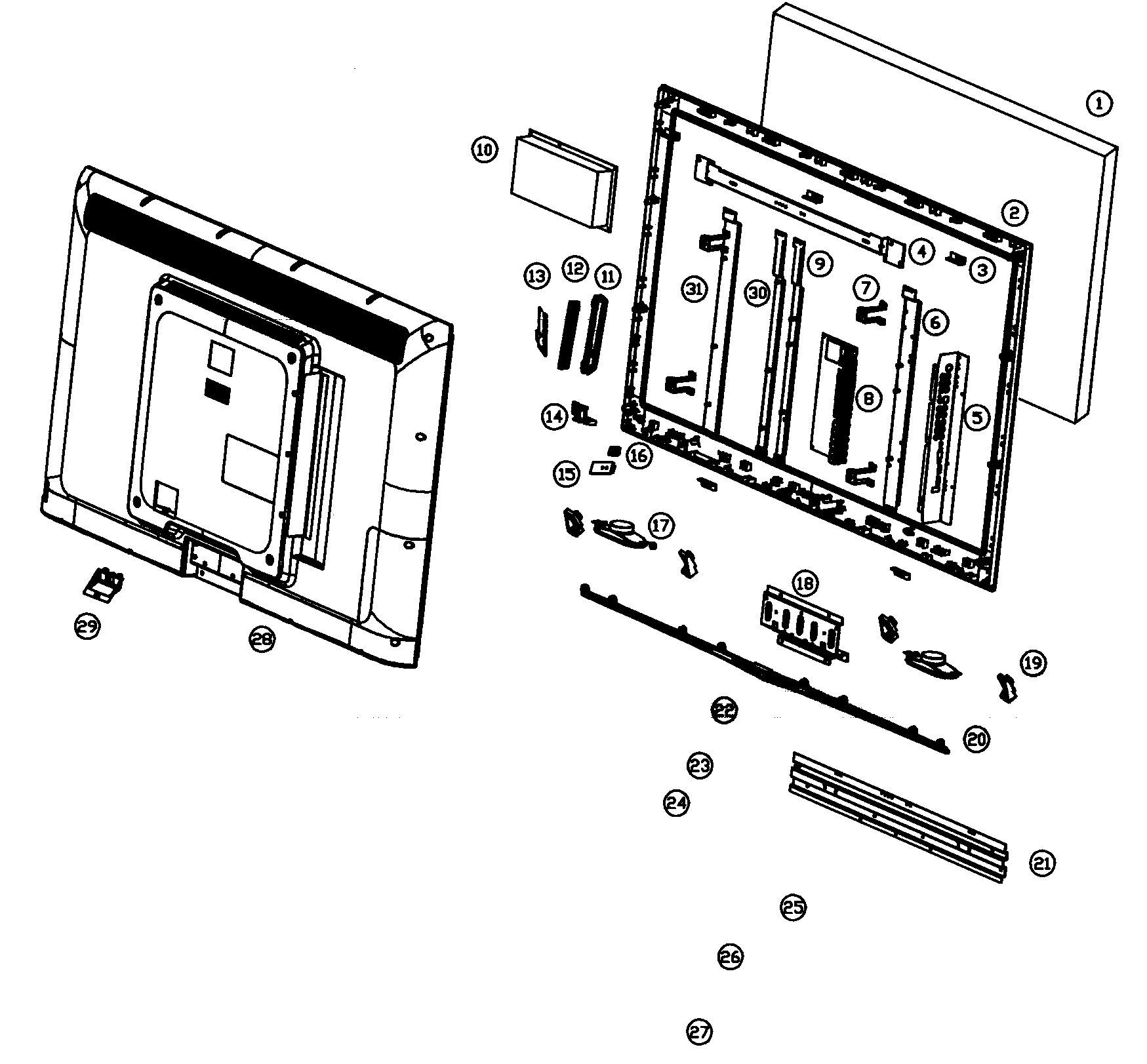 CABINET PARTS