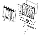 RCA 46LA45RQ cabinet parts diagram