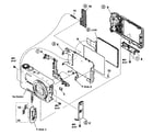 Sony DSC-HX5V/B cabinet parts diagram