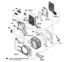 Sony DSC-HX5V/B front assy diagram