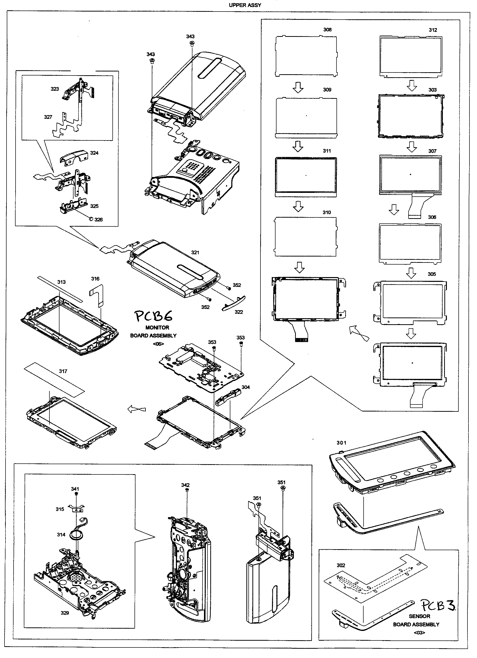 Lcd assy