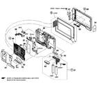 Sony DSC-TX7 rear assy diagram