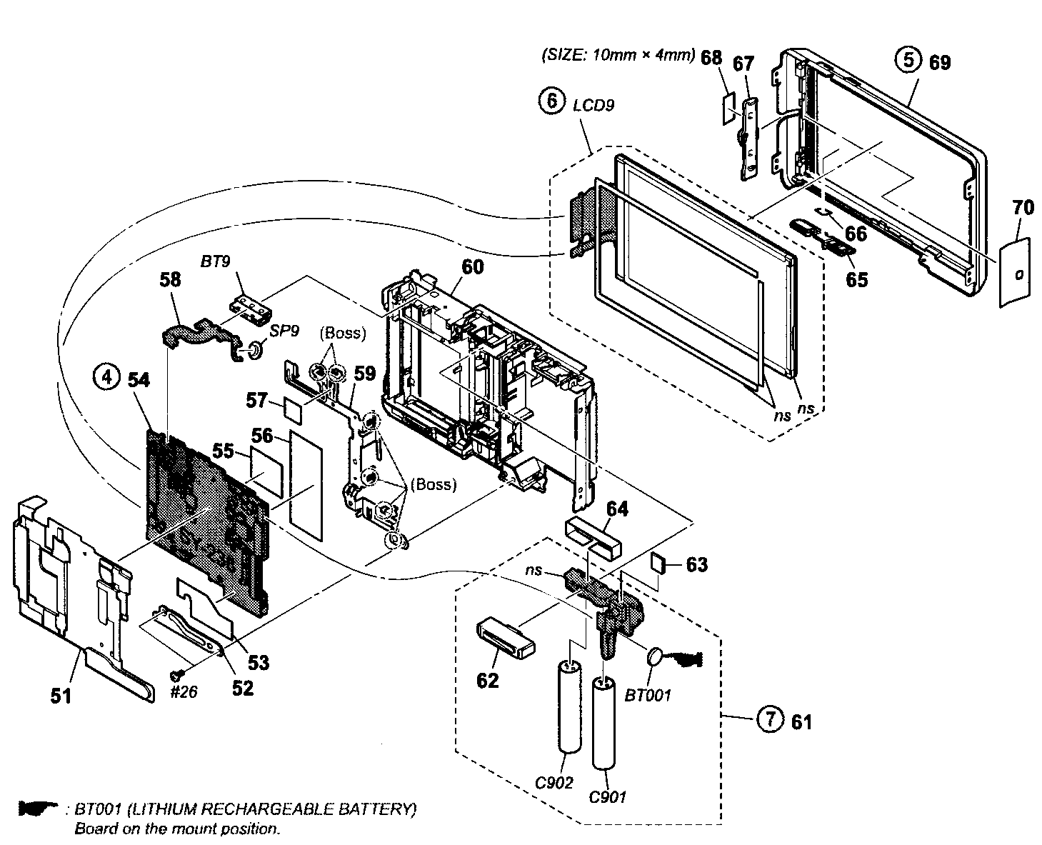 Rear assy
