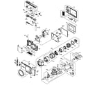 Panasonic DMC-FH20P cabinet parts diagram