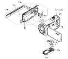 Sony HDR-CX150 left section diagram