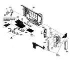 Sony HDR-CX150 right section diagram