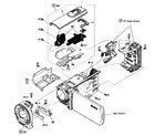 Sony HDR-CX150R front section diagram