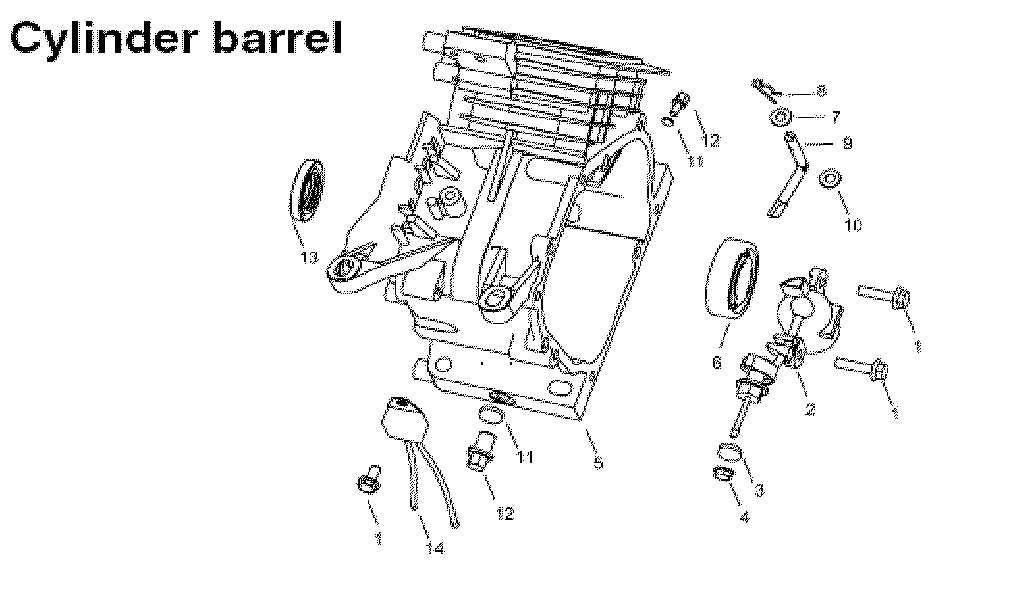 Cylinder barrel