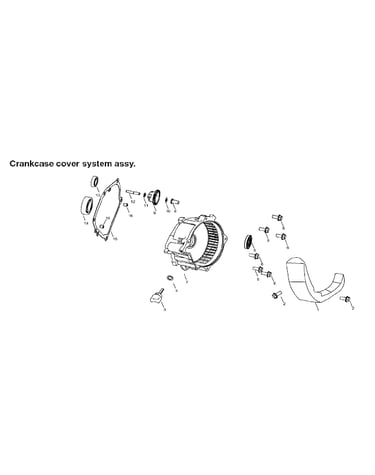 Crankase cover