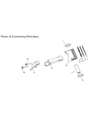 Piston/rod