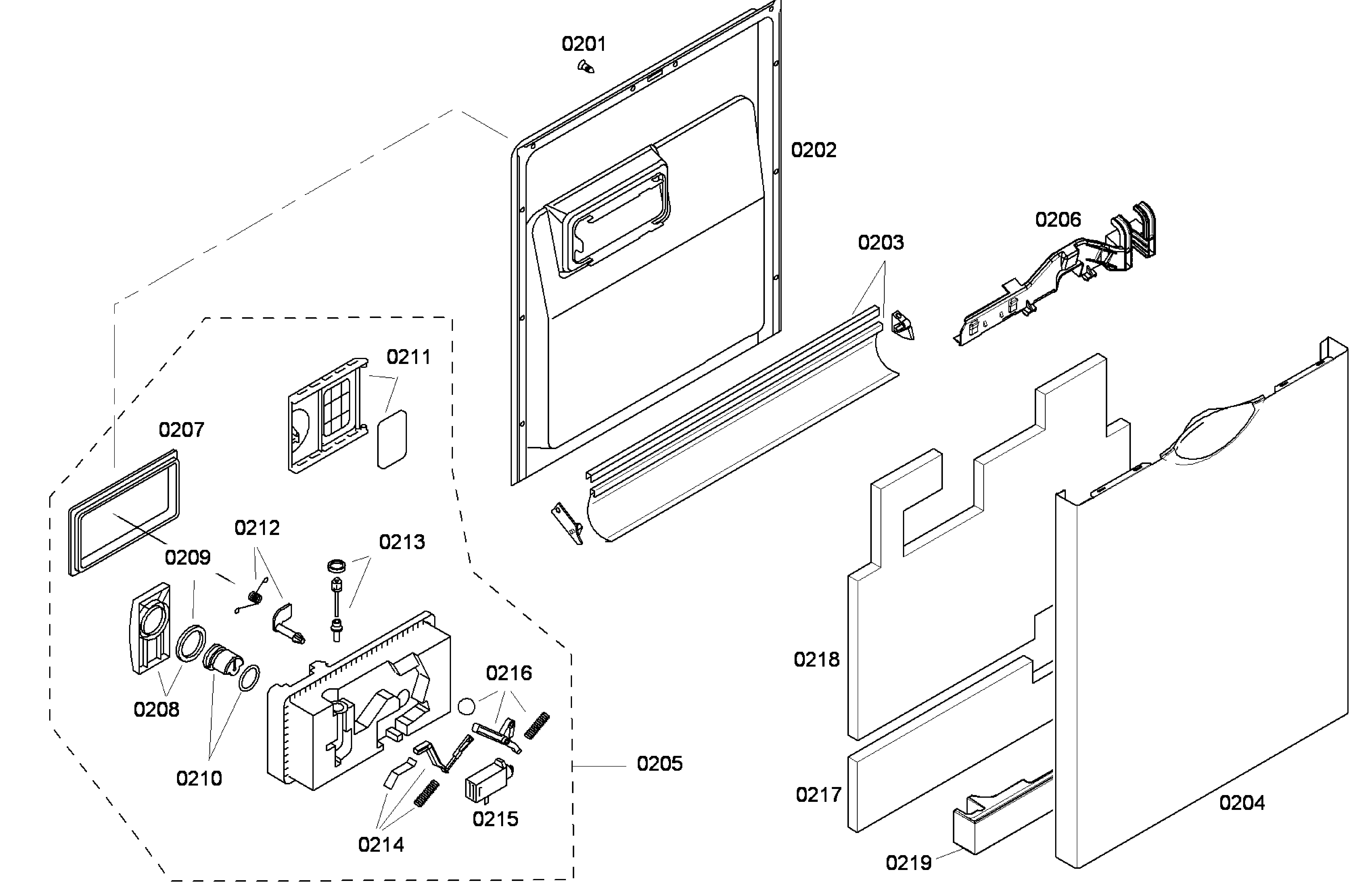 Door assy