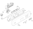 Bosch SHE43C06UC/18 front panel diagram