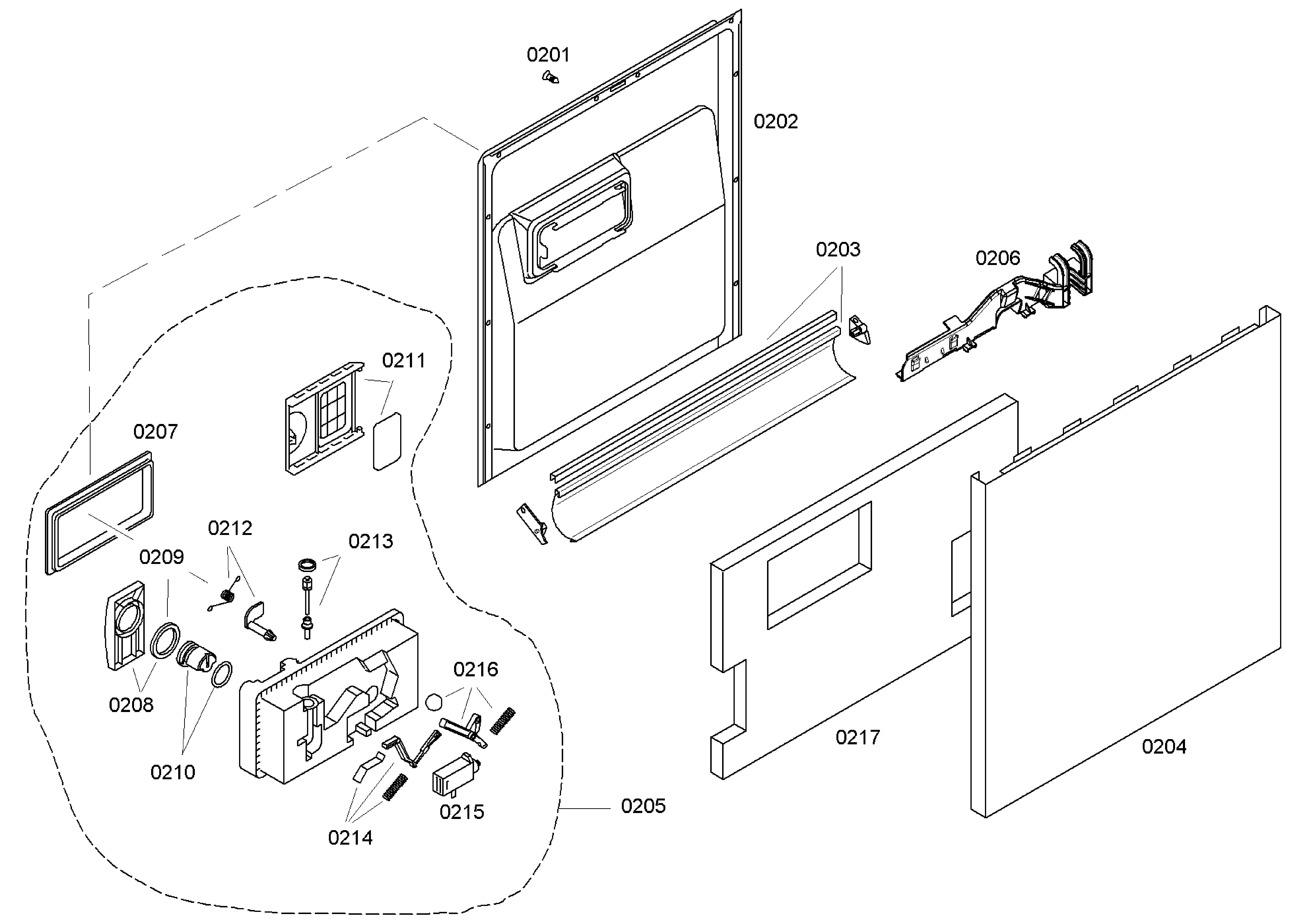 Door assy