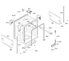 Bosch SHE43C06UC/36 cabinet diagram