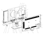 RCA 47LA55RS cabinet parts diagram