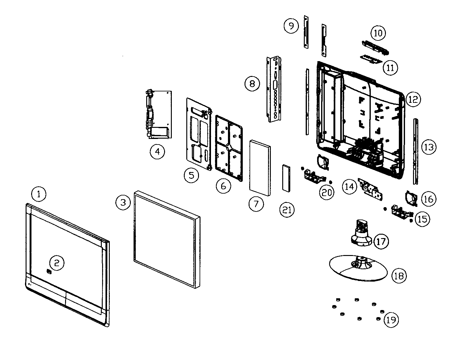 Cabinet parts