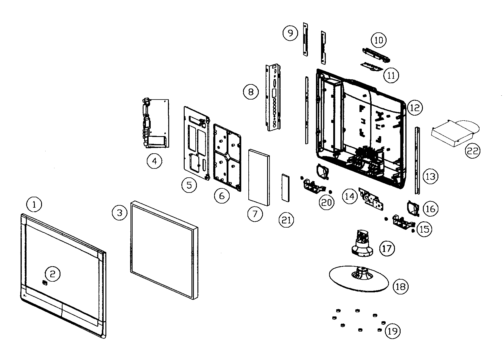 Cabinet parts