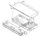Sony BDP-S560 cabinet parts diagram