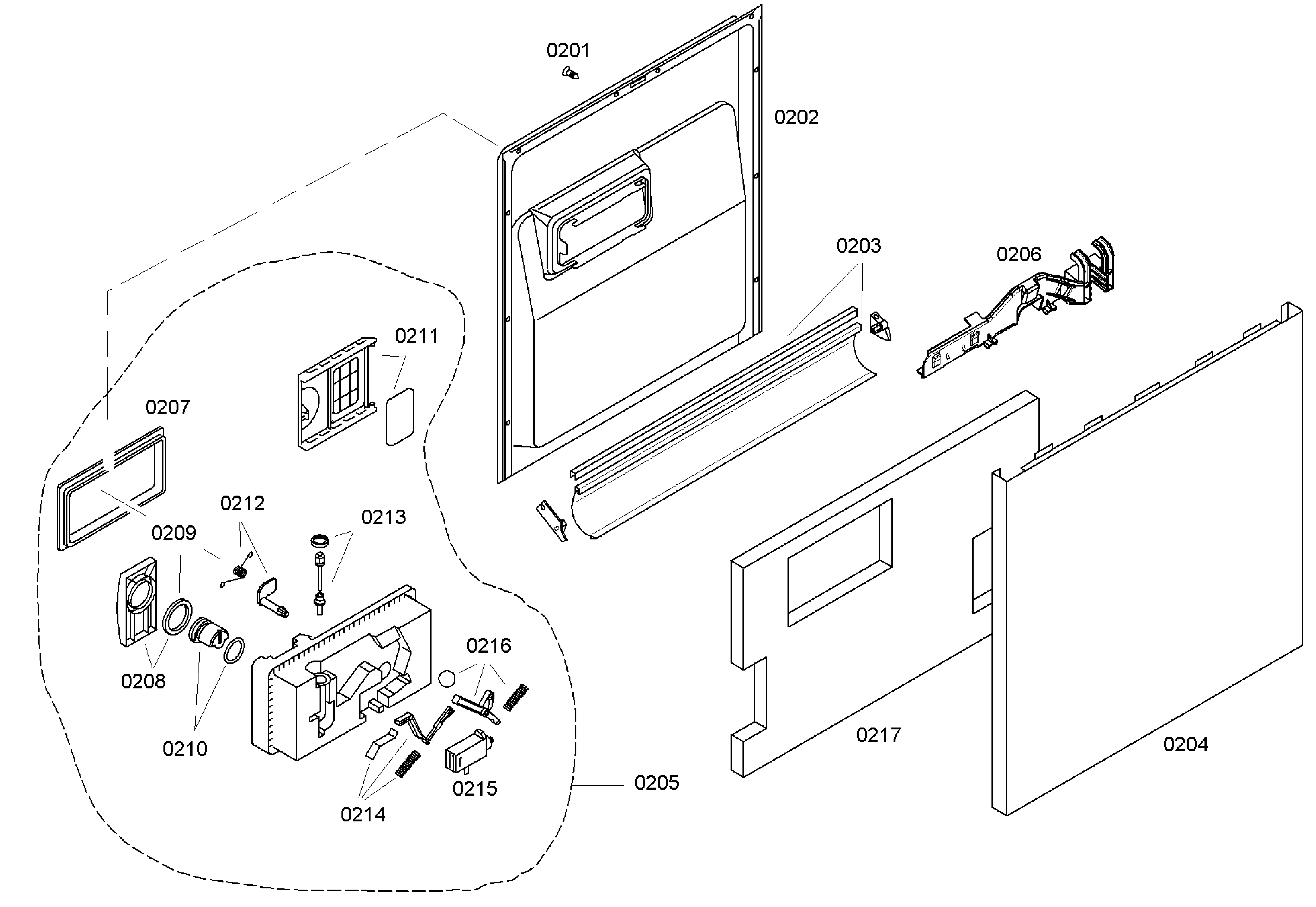 Door assy