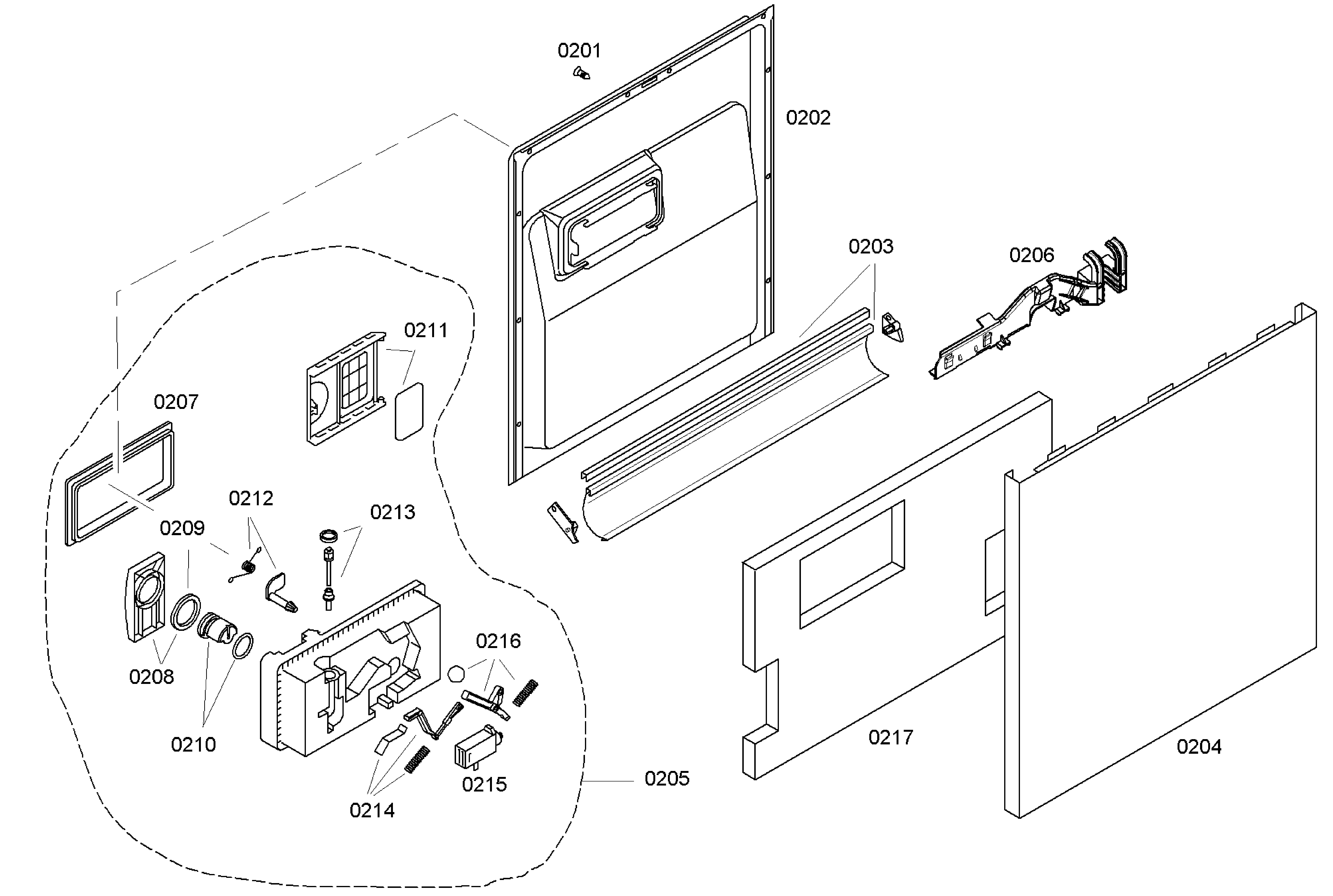 Door assy