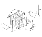 Bosch SHE33M06UC/46 cabinet diagram