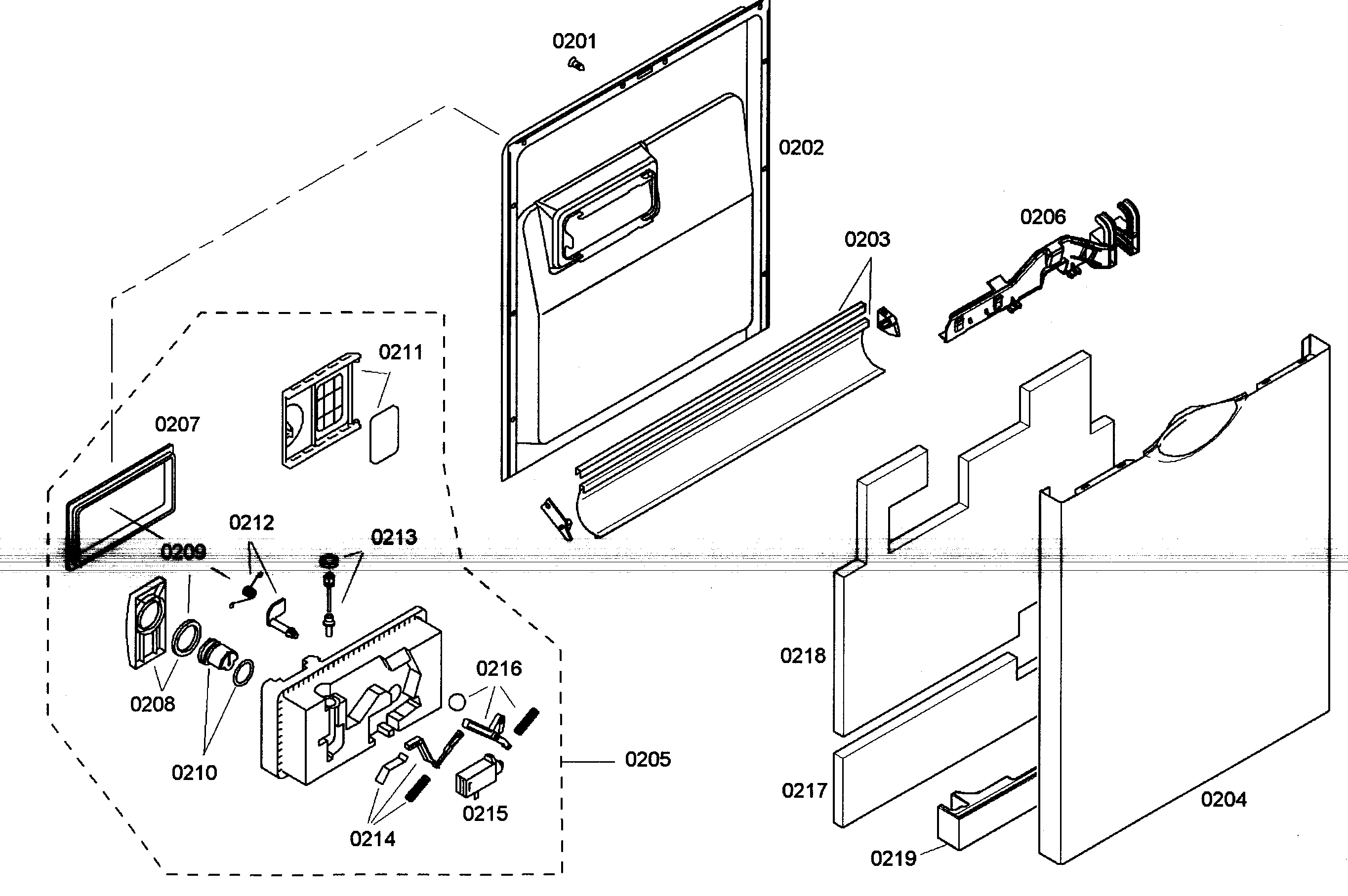Door assy