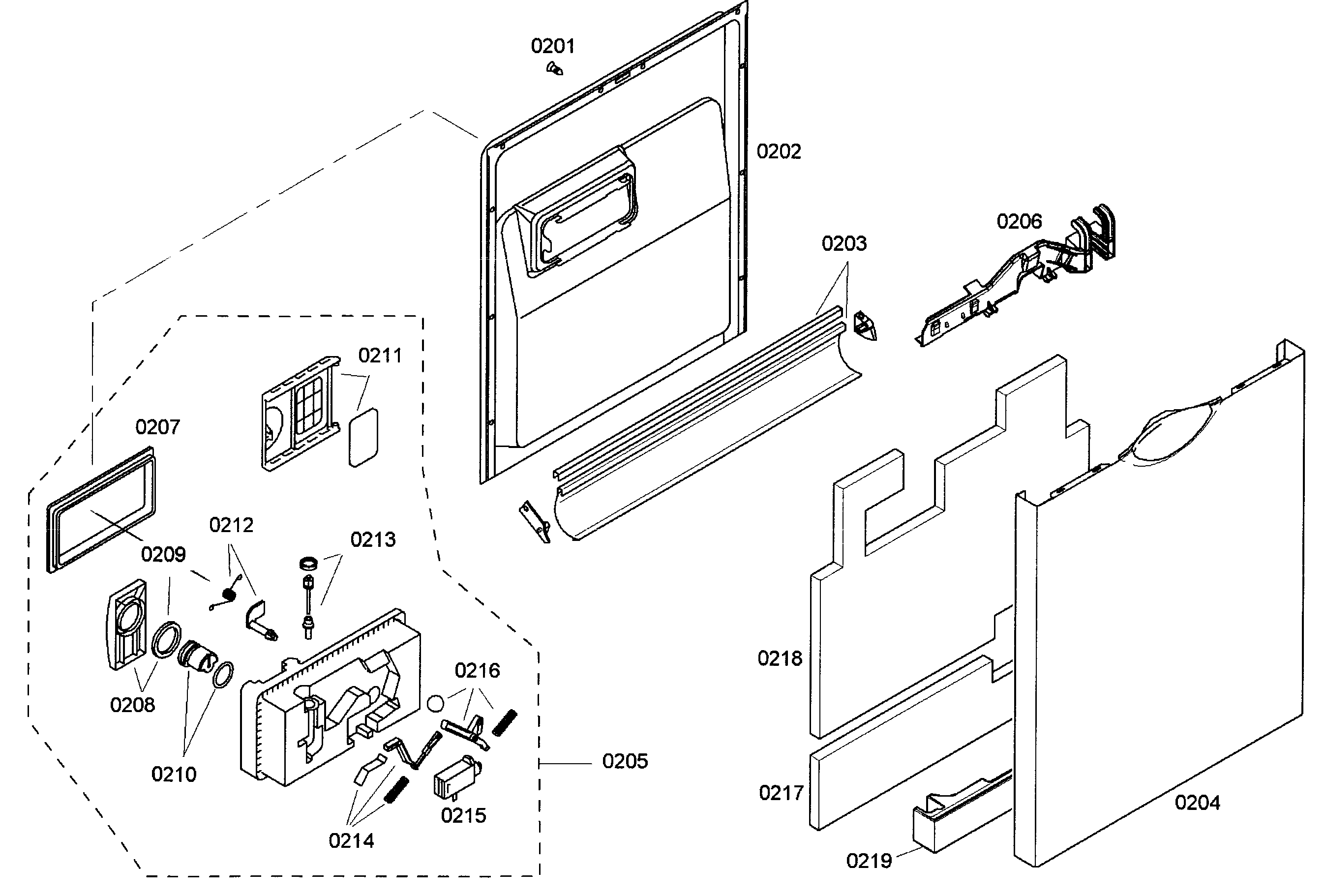 Door assy