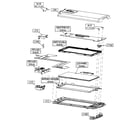 Samsung SMX-F40BN/XAA lcd assy diagram