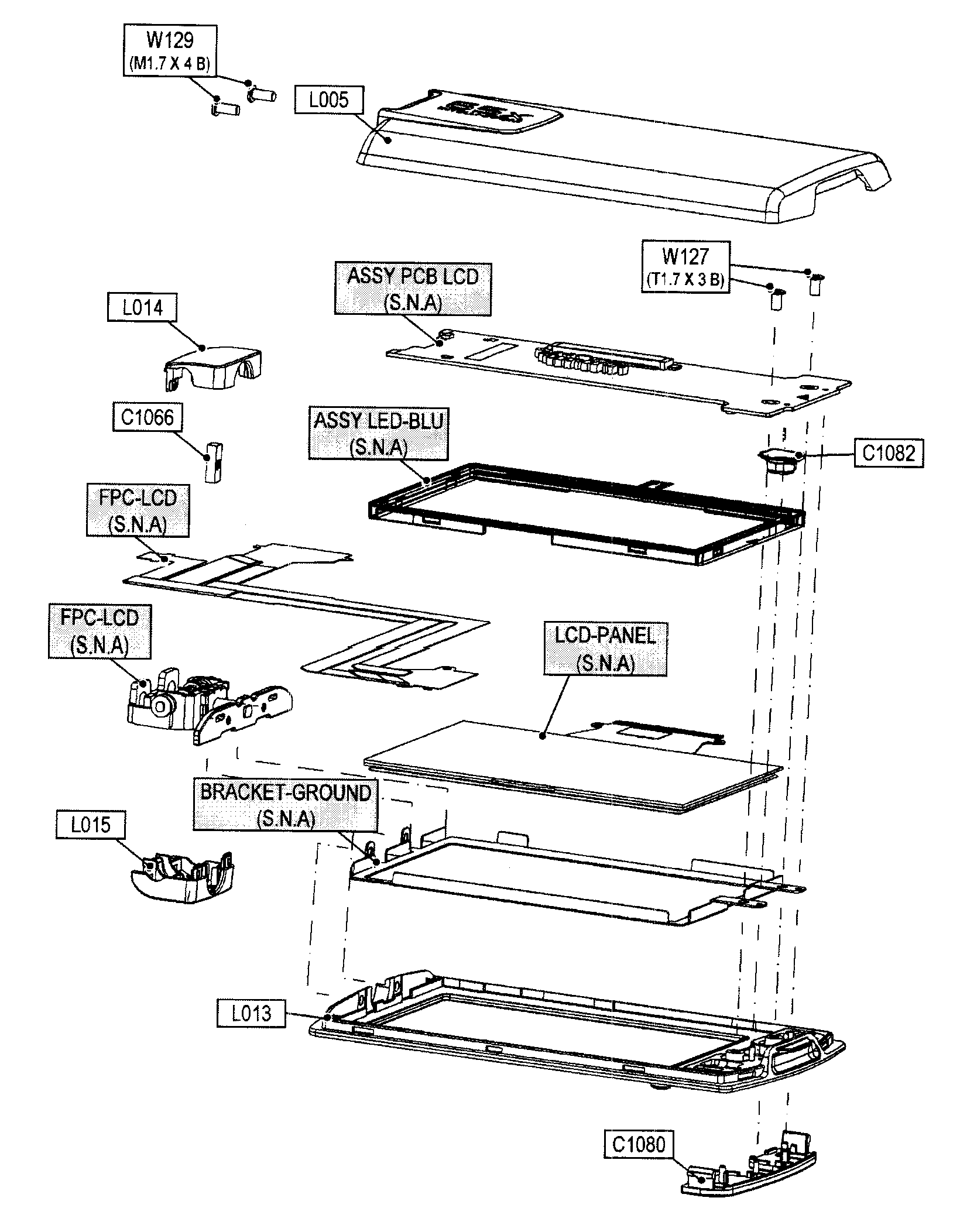 Lcd assy