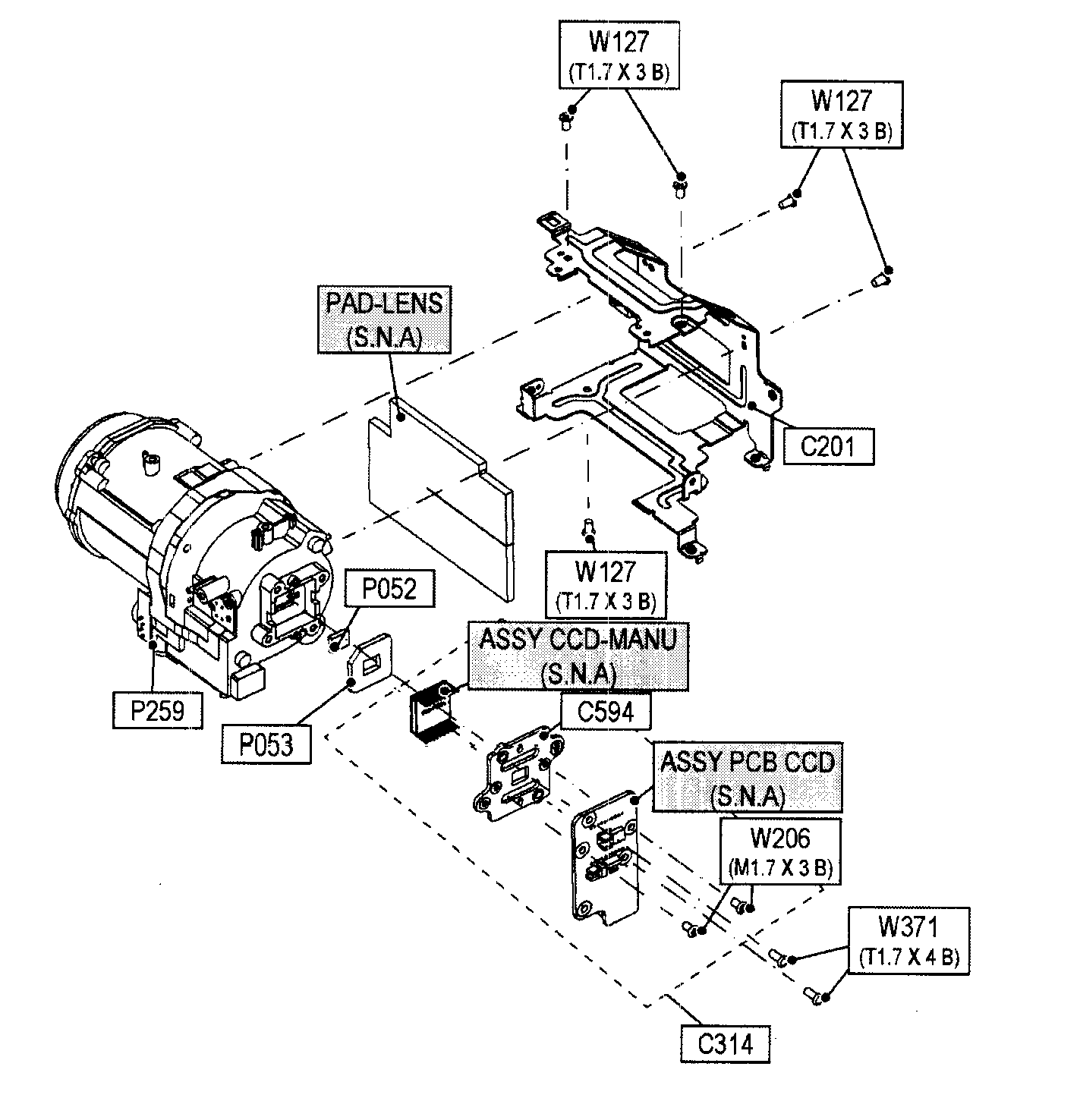 Lens assy