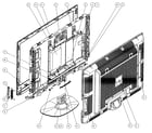 Proscan 40LC45S57 cabinet parts diagram