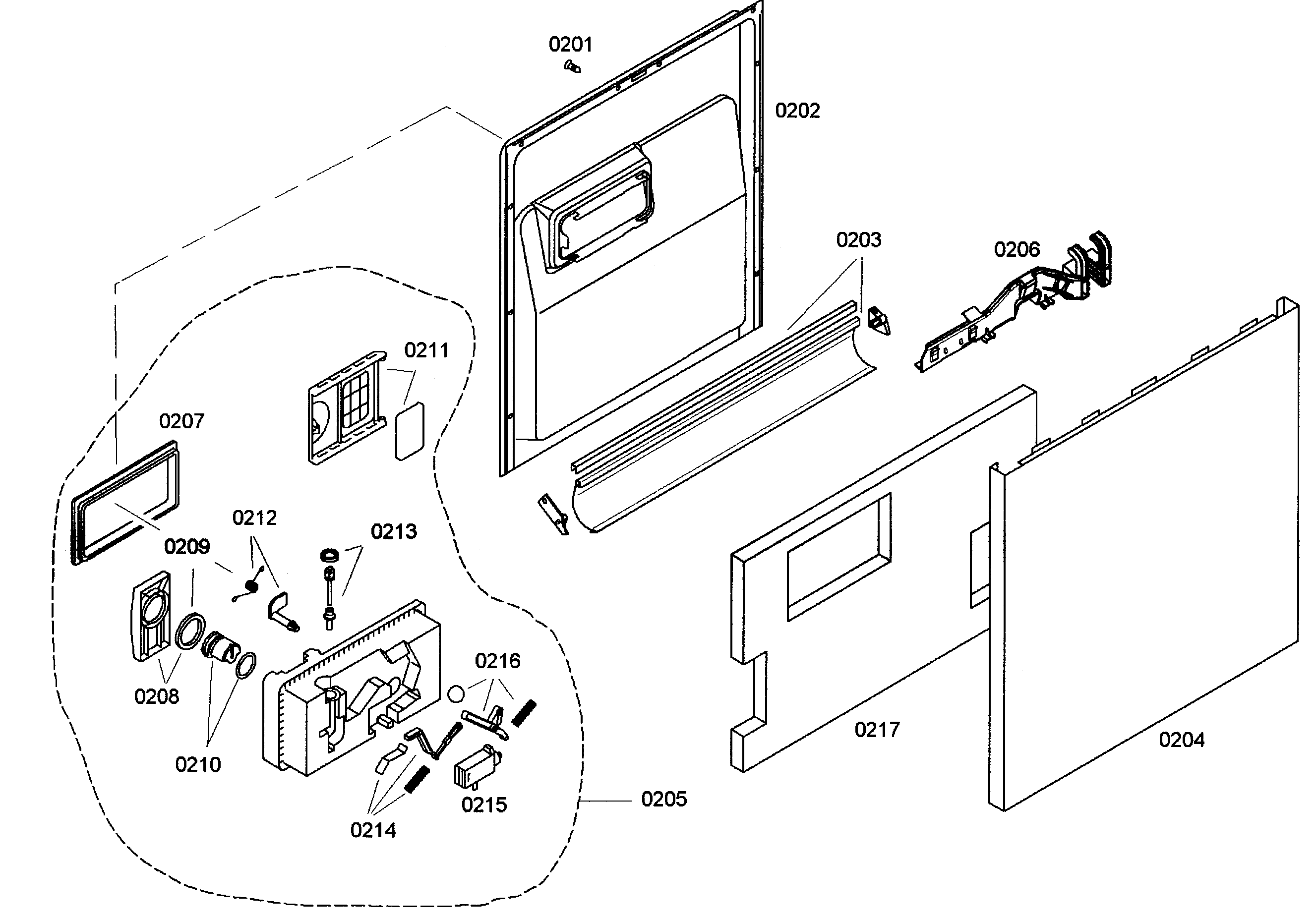 Door assy